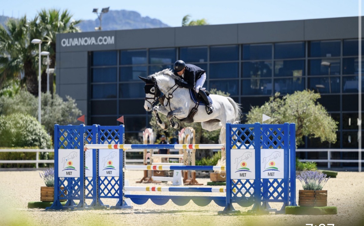 International show jumping at Stapley Lodge